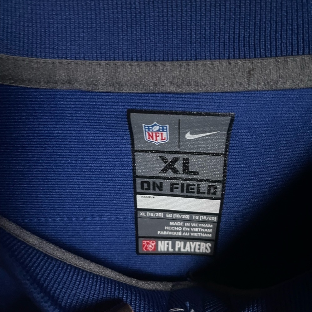 Saquon Barkley New York Giants Authentic Vapor Élite Nike  NFL Jersey Youth XL - Picture 5 of 6